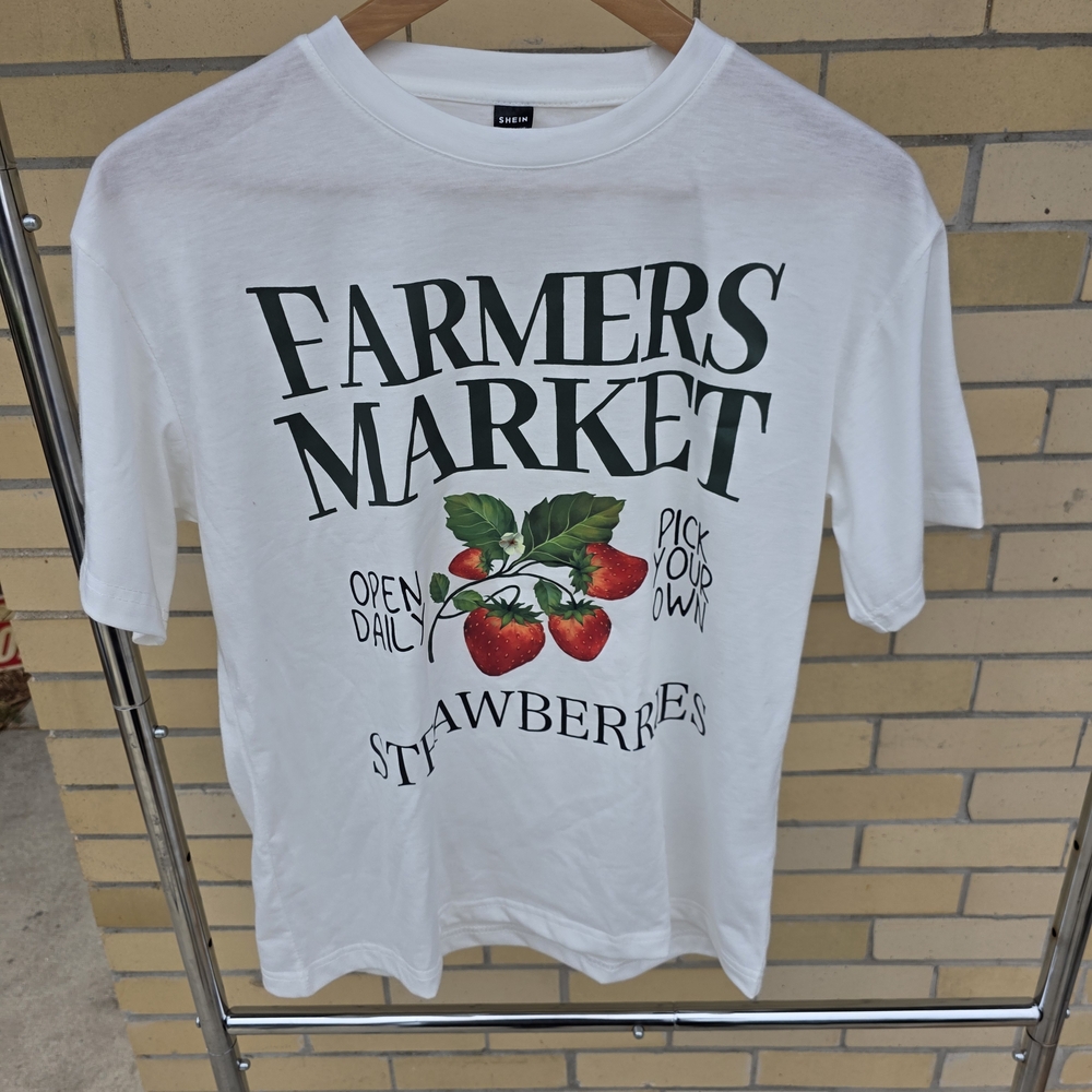 White Farmers Market Kids T-Shirt
